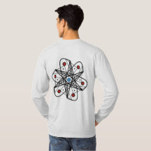 Moderne geometrische Atom-inspirierte abstrakte Ge