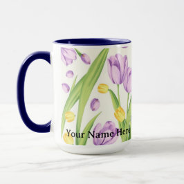 Moderne geometrische Blume Kunst IWD 2026 Tasse