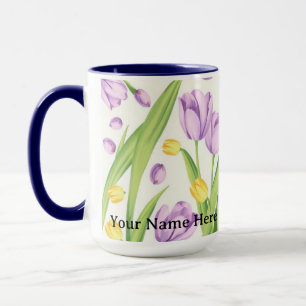 Moderne geometrische Blumenkunst IWD 2026 Tasse