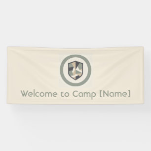 Moderne geometrische Camouflage-Militär Banner
