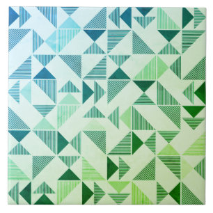 Moderne geometrische Dreieck-Keramik Fliese