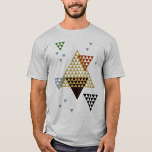 Moderne geometrische Dreiecke und Abstrakte Formen T-Shirt