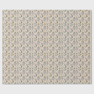 Moderne geometrische Dreiecke und Diamanten abstra Geschenkpapier