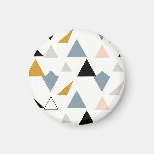 Moderne geometrische Dreiecksstruktur Magnet