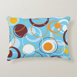 Moderne geometrische Farbkreise Gestaltungsmuster Dekokissen