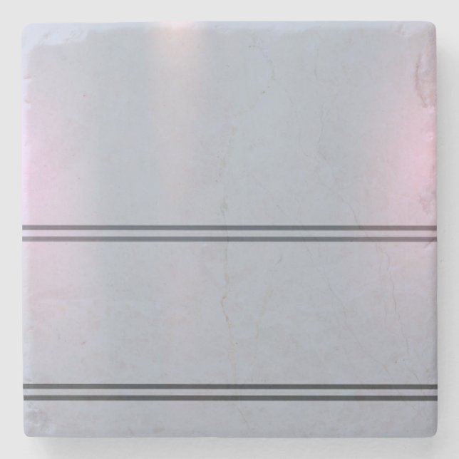 Moderne geometrische Fliesenmuster-Design Steinuntersetzer (Vorderseite)