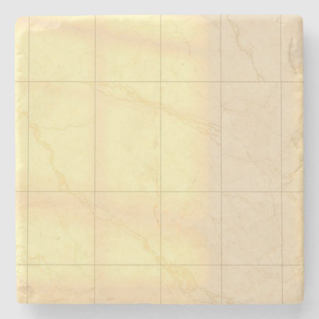 Moderne geometrische Fliesenmuster-Design Steinuntersetzer (Vorderseite)