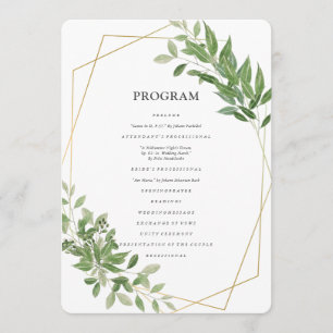 Moderne geometrische Foliage Programm