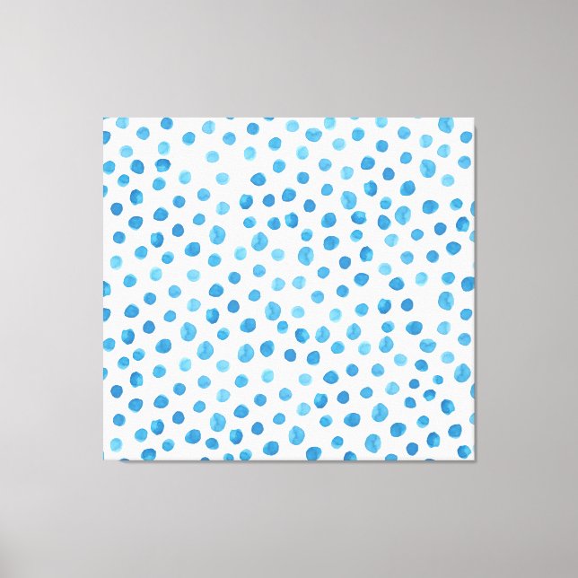 Moderne geometrische Formen, Aquarell. Leinwanddruck (Vorderseite)