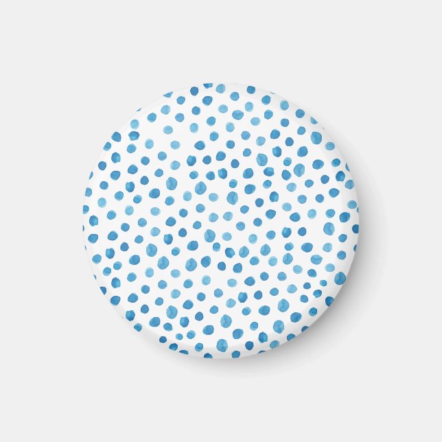 Moderne geometrische Formen, Aquarell. Magnet (Vorne)