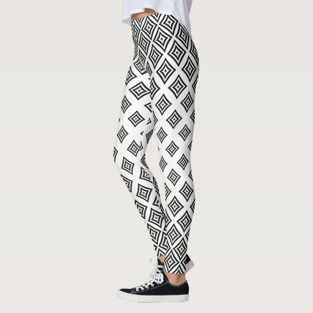 Moderne, geometrische Formen Leggings (Links)
