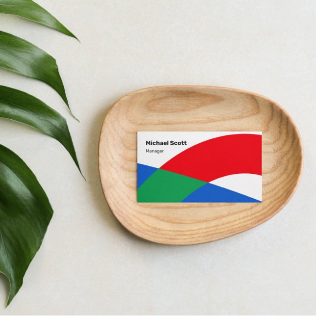 Moderne geometrische Formen Visitenkarte (Von Creator hochgeladen)