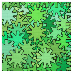 Moderne geometrische Geber, Limon und grün Stoff