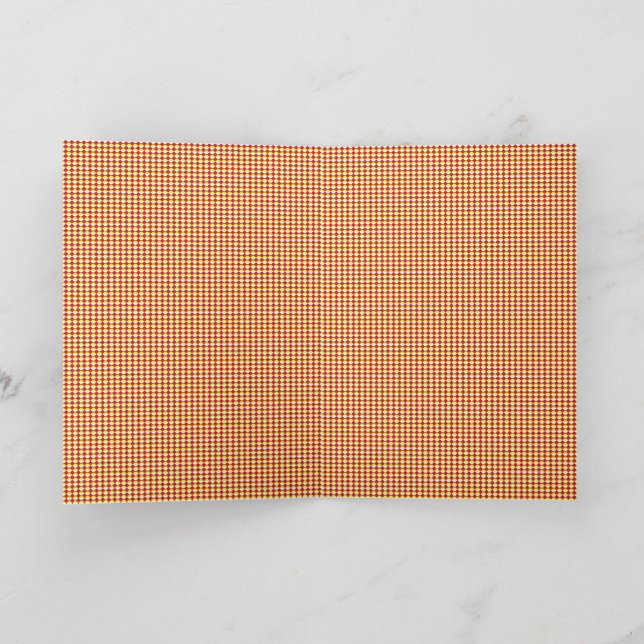 Moderne geometrische Geburtstagsmuster Dankeskarte (Innenseite)