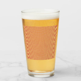 Moderne geometrische Geburtstagsmuster Glas
