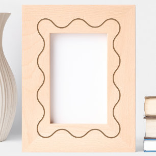 Moderne geometrische Geometrie Geätzte Rahmen