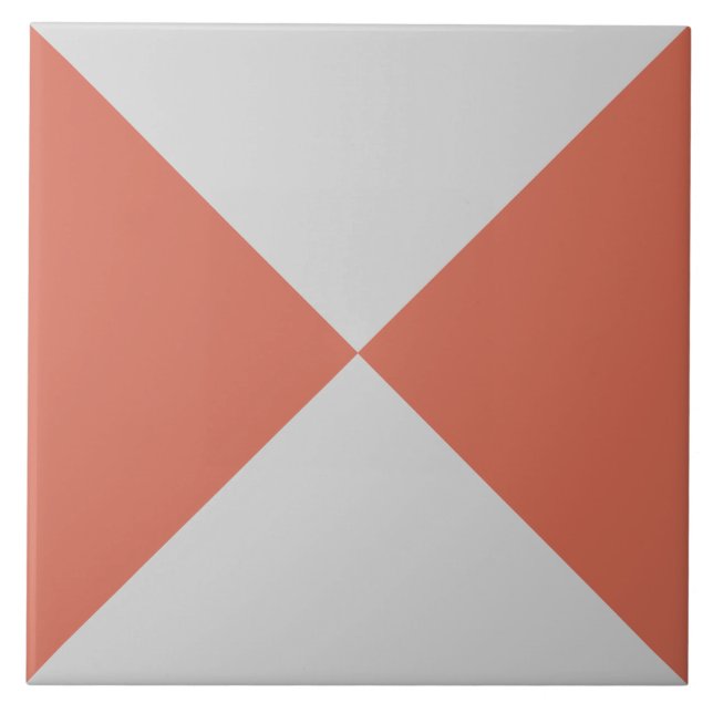 Moderne geometrische Grafikkachel Fliese (Vorderseite)