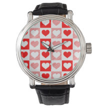 Moderne geometrische Herz-Armbanduhr