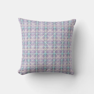 Moderne geometrische Karo-Muster Kissen