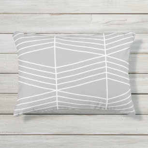 Moderne geometrische Linien Kissen Für Draußen