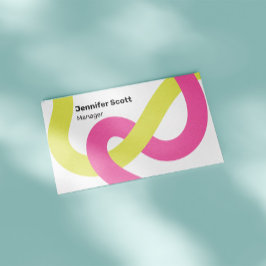 Moderne geometrische Linien Visitenkarte