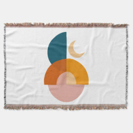 Moderne geometrische Mond-Abstraktkunst Decke