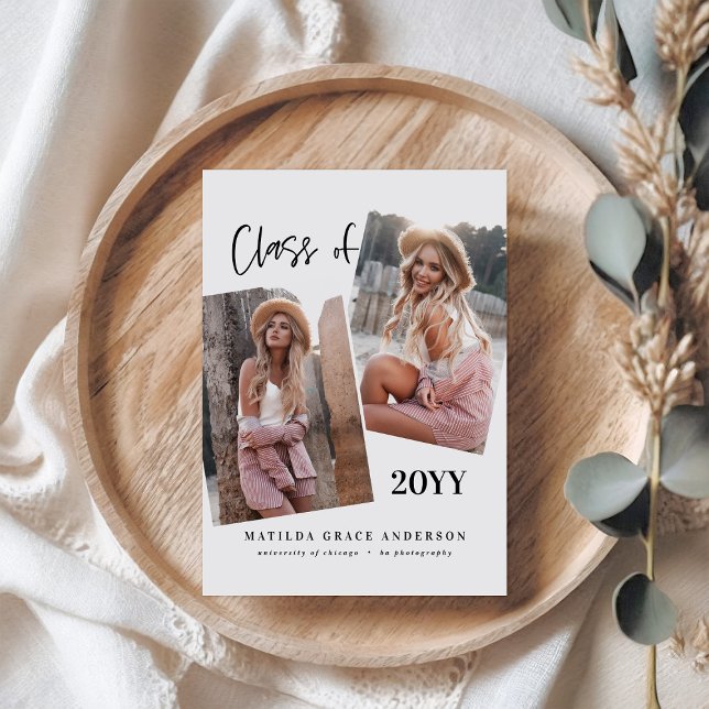 Moderne geometrische MultiFoto-Graduierungsparty (Von Creator hochgeladen)