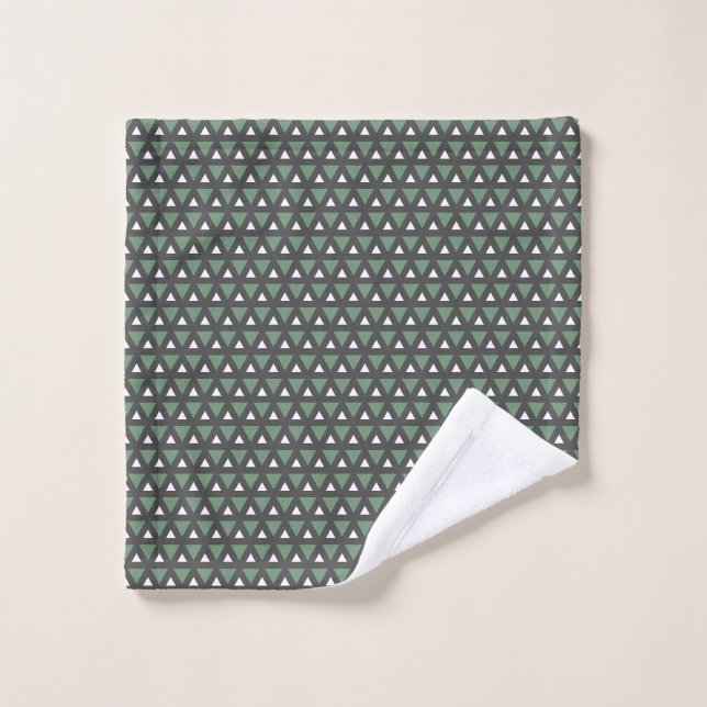 Moderne geometrische Muster-Handtuch Waschlappen (Waschlappen)
