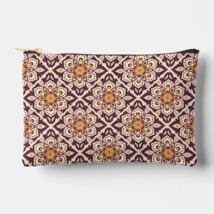 Moderne geometrische Muster im Mid-Century-Stil –  Zubehörtasche