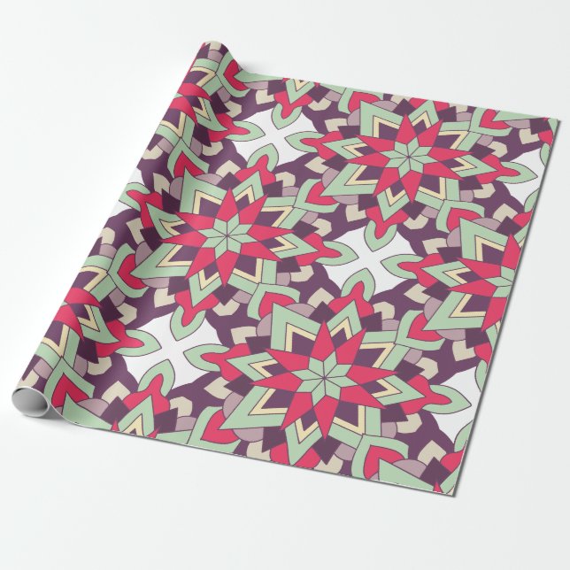 Moderne geometrische Muster – Minimale Farben  Geschenkpapier (Ungerollt)