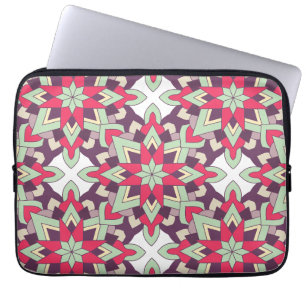 Moderne geometrische Muster – Minimale Farben Laptopschutzhülle
