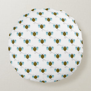 Moderne geometrische Muster Rundes Kissen