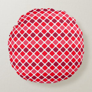 Moderne geometrische Muster Rundes Kissen