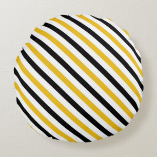 Moderne geometrische Muster Rundes Kissen