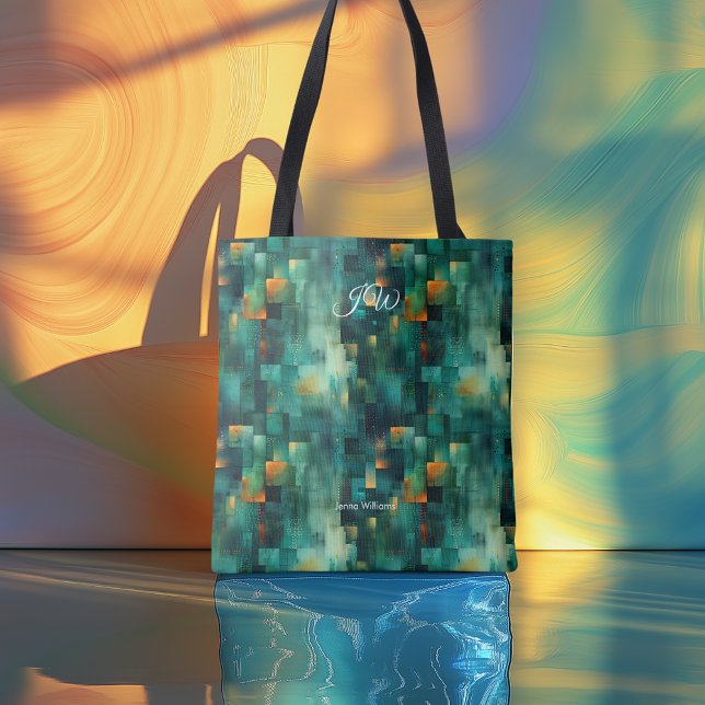 Moderne geometrische Personalisiert-Tote-Beutel-In (Von Creator hochgeladen)