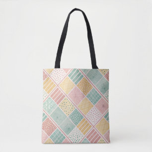 Moderne geometrische Punkte-Gingham-Muster