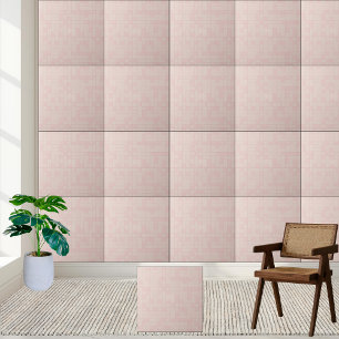 Moderne geometrische Rosa Keramik Tile Fliese