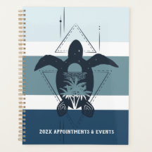 Moderne geometrische Schildkröte Personalisiert