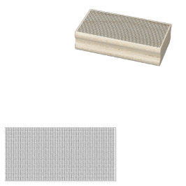 Moderne geometrische Schulanfangsmuster Gummistempel