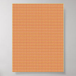 Moderne geometrische Schulanfangsmuster Poster