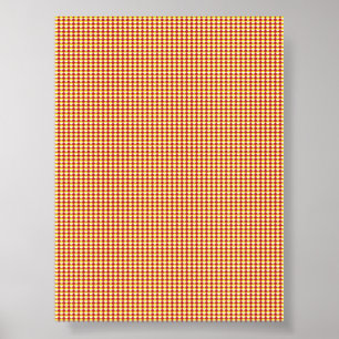 Moderne geometrische Schulanfangsmuster Poster