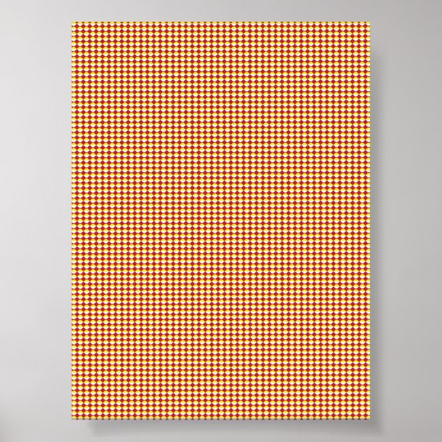 Moderne geometrische Schulanfangsmuster Poster (Vorne)