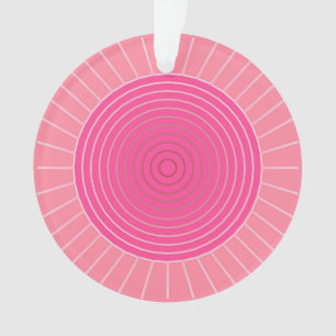 Moderne geometrische Sonnebursts - Schattierungen  Ornament