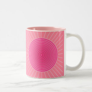 Moderne geometrische Sonnenbrille - Farbtöne von K Zweifarbige Tasse