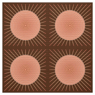 Moderne geometrische Sonnenbrille - Pfirsich und B Stoff