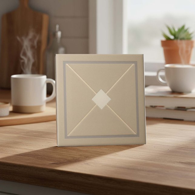 Moderne geometrische Sternenexplosion Pat#17 Kaffe Fliese (Von Creator hochgeladen)