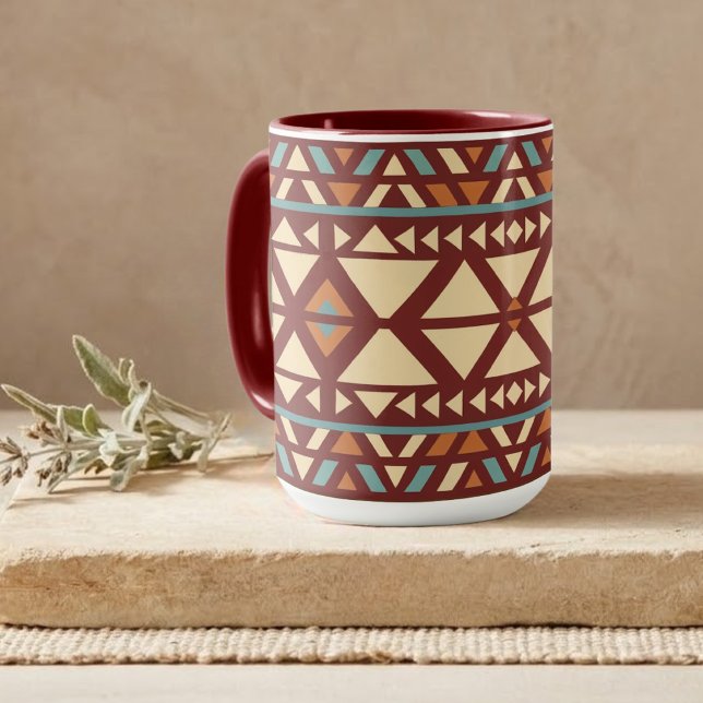Moderne geometrische Südwest-Stil-Tasse Tasse (Von Creator hochgeladen)