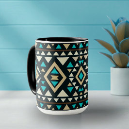 Moderne geometrische Südwest-Style  Tasse
