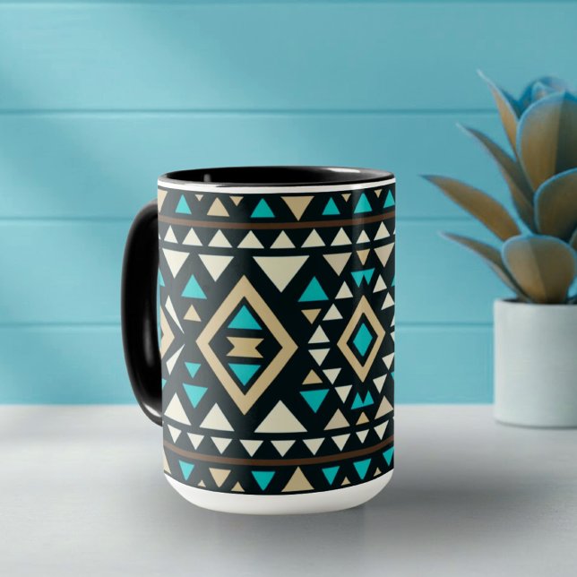 Moderne geometrische Südwest-Style  Tasse (Von Creator hochgeladen)