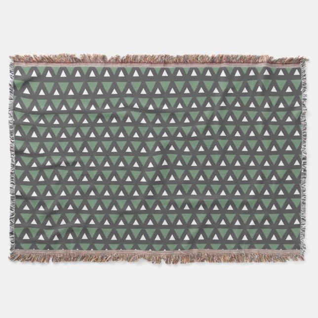 Moderne geometrische Tagesdecke Decke (Vorderseite)